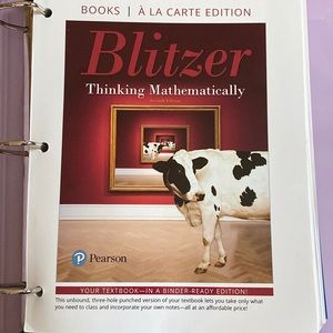 Thinking mathematically seventh edition